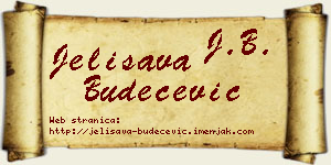 Jelisava Budečević vizit kartica
